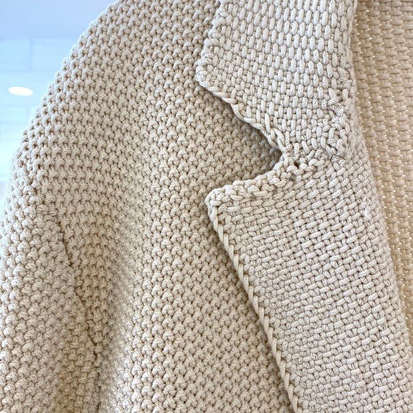 Men’s Cream Color Cardigan / Jacket - Picture 5 of 9